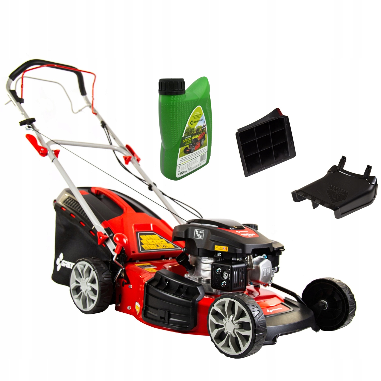 Benzínová kosačka GREENSO KS46-G150N Ducar DV150 s pohonom 460 mm, výkon 2,6 kW